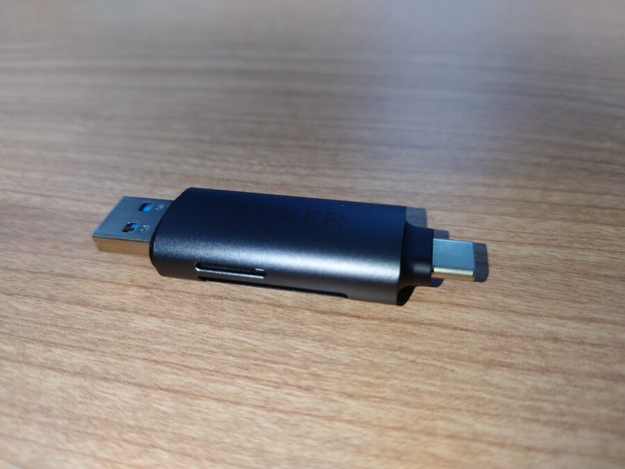 激安正規品 Anker USB-C PowerExpand 2-in-1 SD 4.0 カードリーダー SDXC SDHC MMC RS-MMC  microSDXC microSD microSDHC UHS-I UHS-II 用